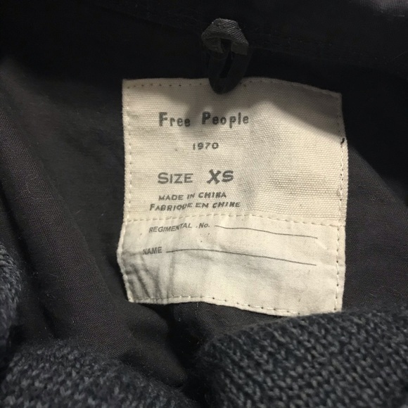 FREE PEOPLE UTILITY COAT/SWEATER LINED - Picture 9 of 11